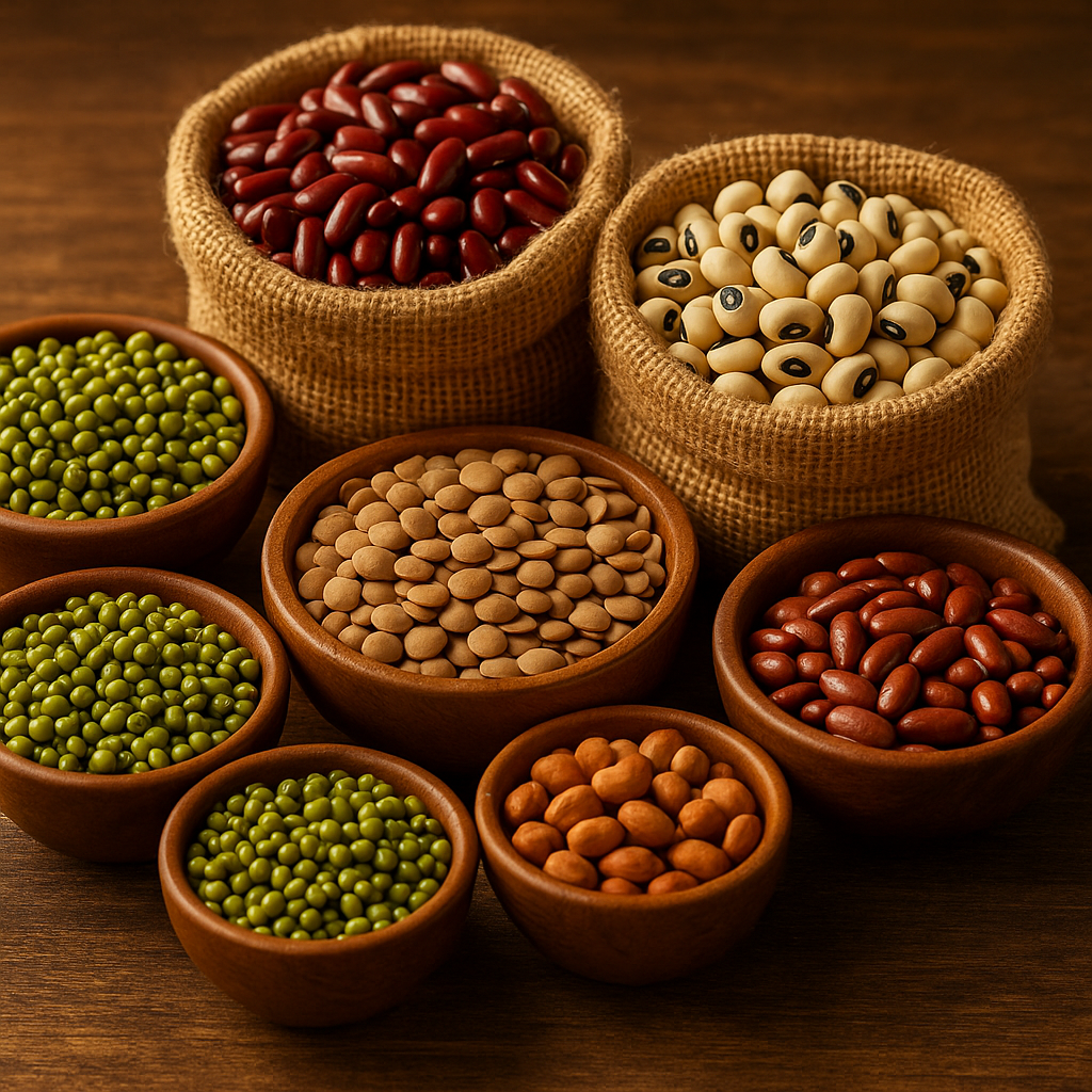 Dried beans and pulses